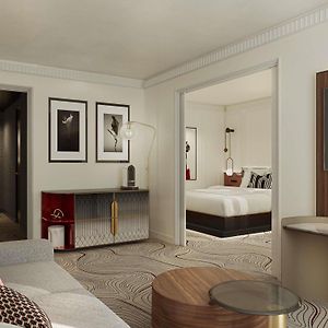 Skyscraper One Bedroom Suite Living Room Sofa Bed Top Floors